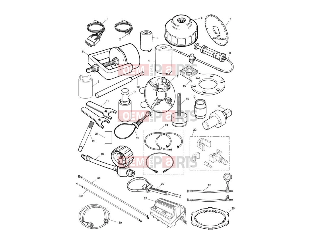 Triumph 2003 SPEED FOUR Service Tools