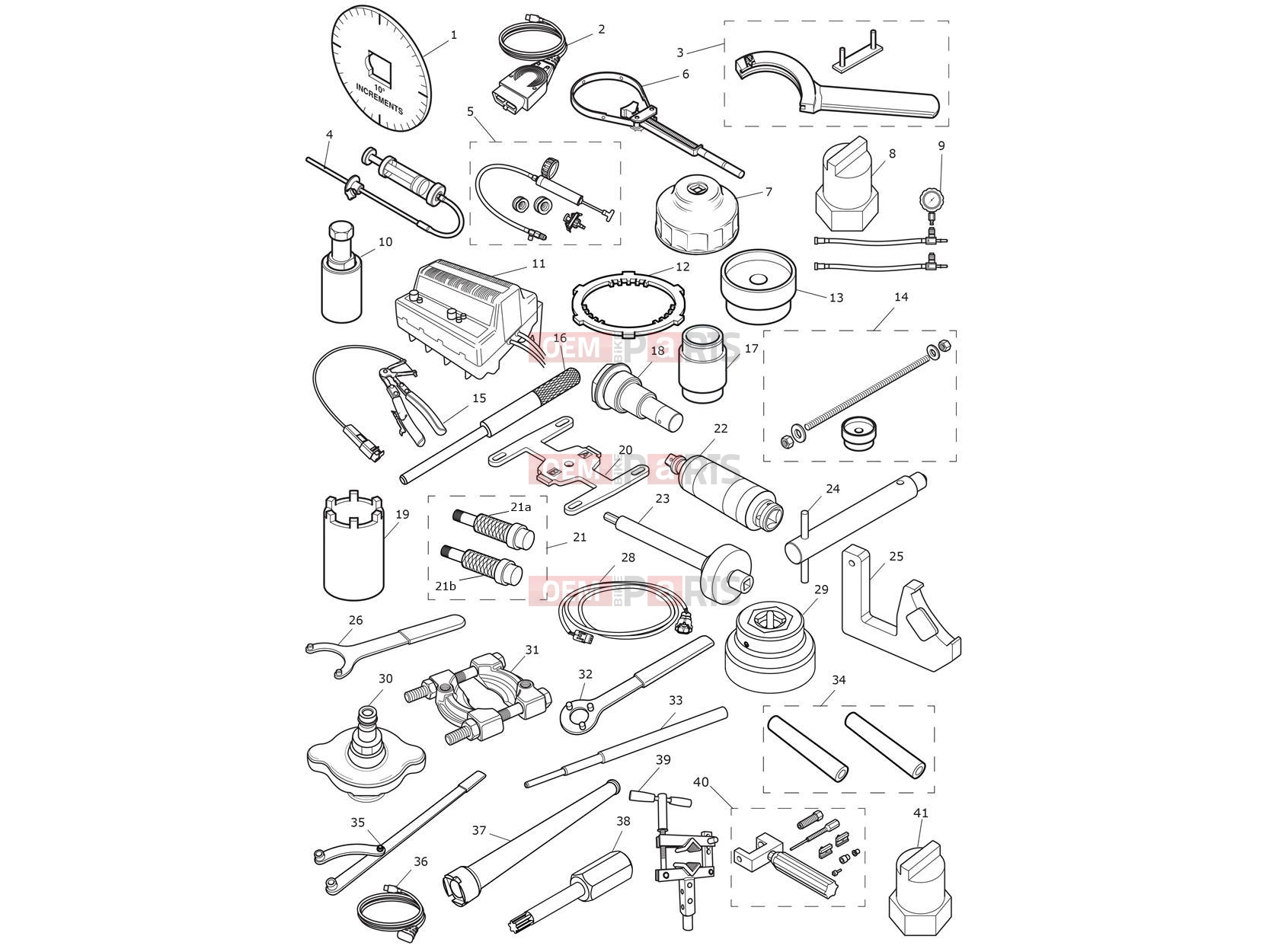 Triumph 2016 THRUXTON R Service Tools