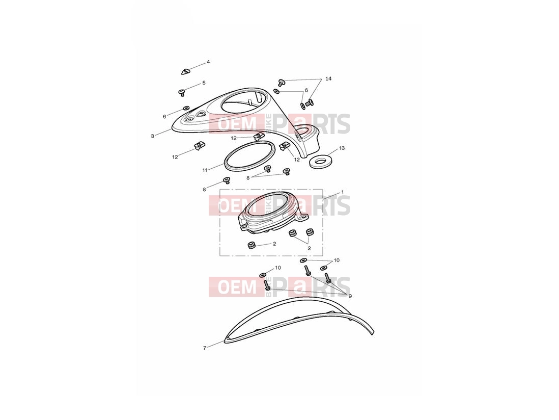 Triumph 2008 ROCKET III TOURING Instruments