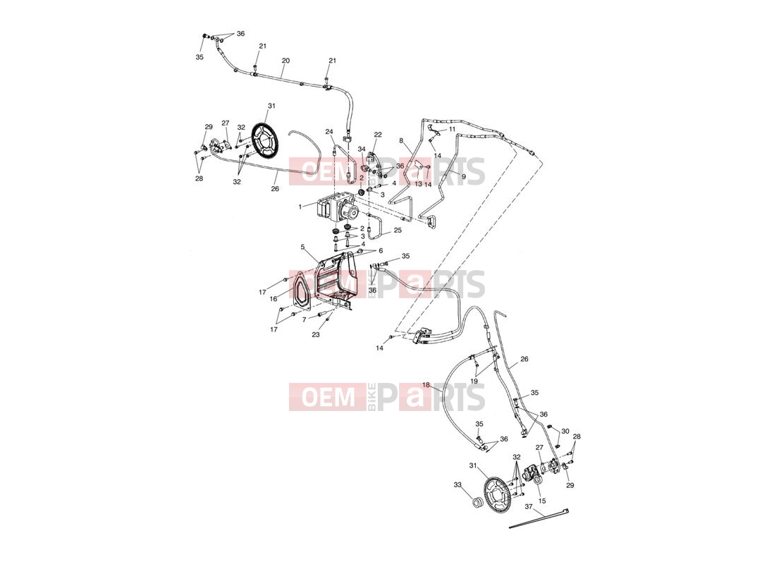 Triumph 2013 ROCKET III TOURING ABS Components