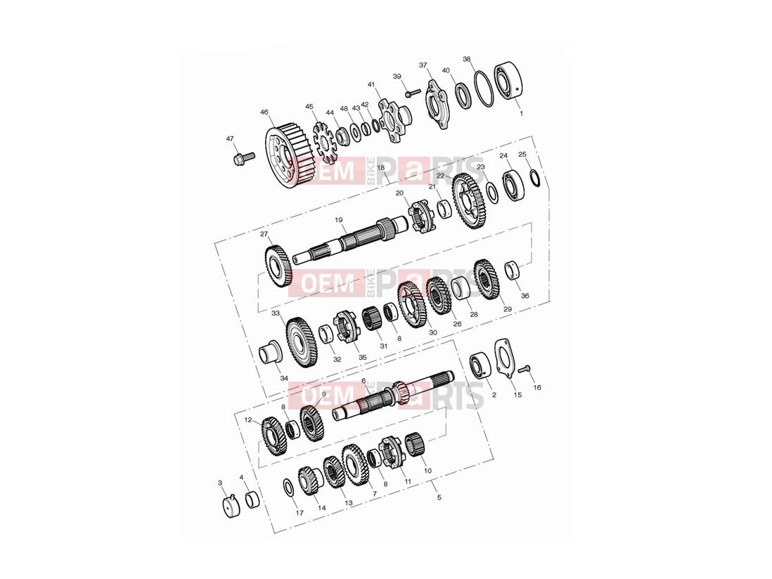 Triumph 2015 THUNDERBIRD COMMANDER Transmission