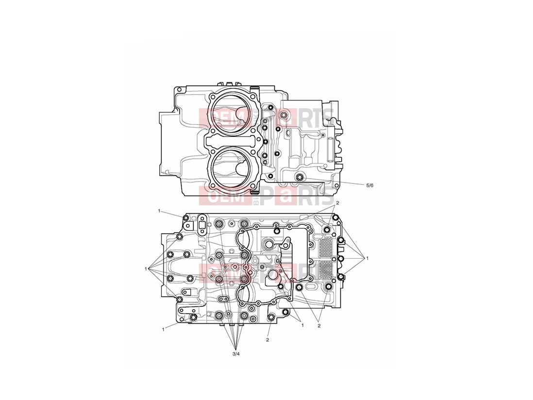 Triumph 2015 THUNDERBIRD COMMANDER Crankcase Bolts
