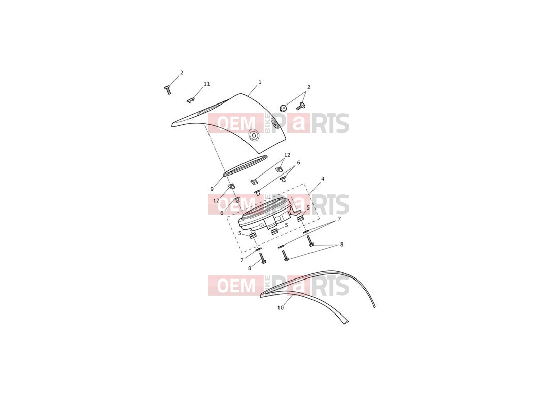 Triumph 2014 THUNDERBIRD LT Instruments