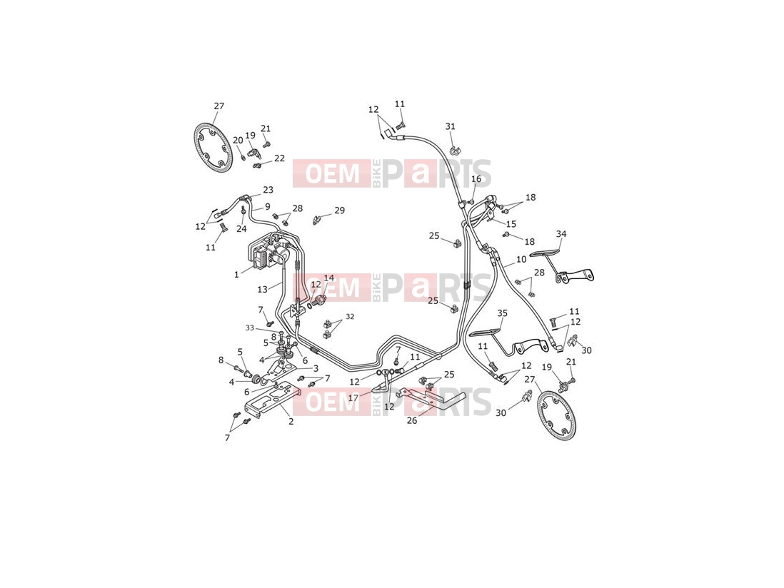 Triumph 2015 THUNDERBIRD LT ABS Components