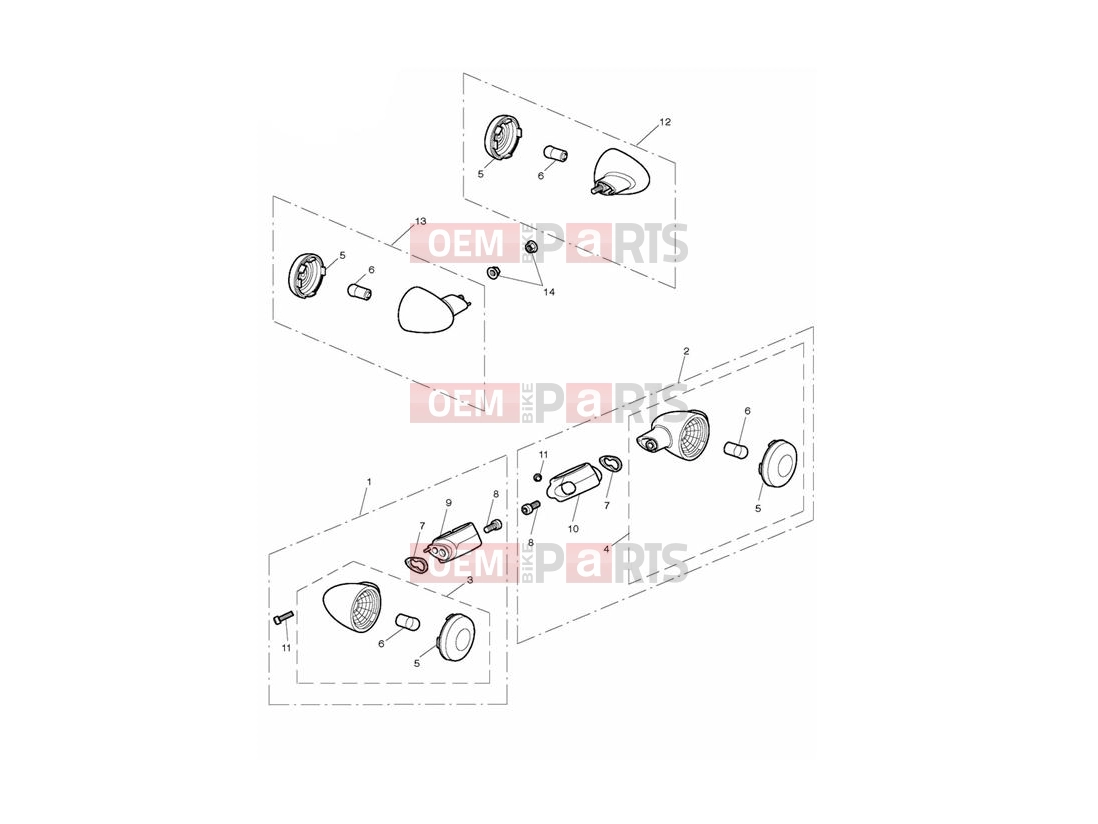 Triumph 2013 THUNDERBIRD STORM Indicators