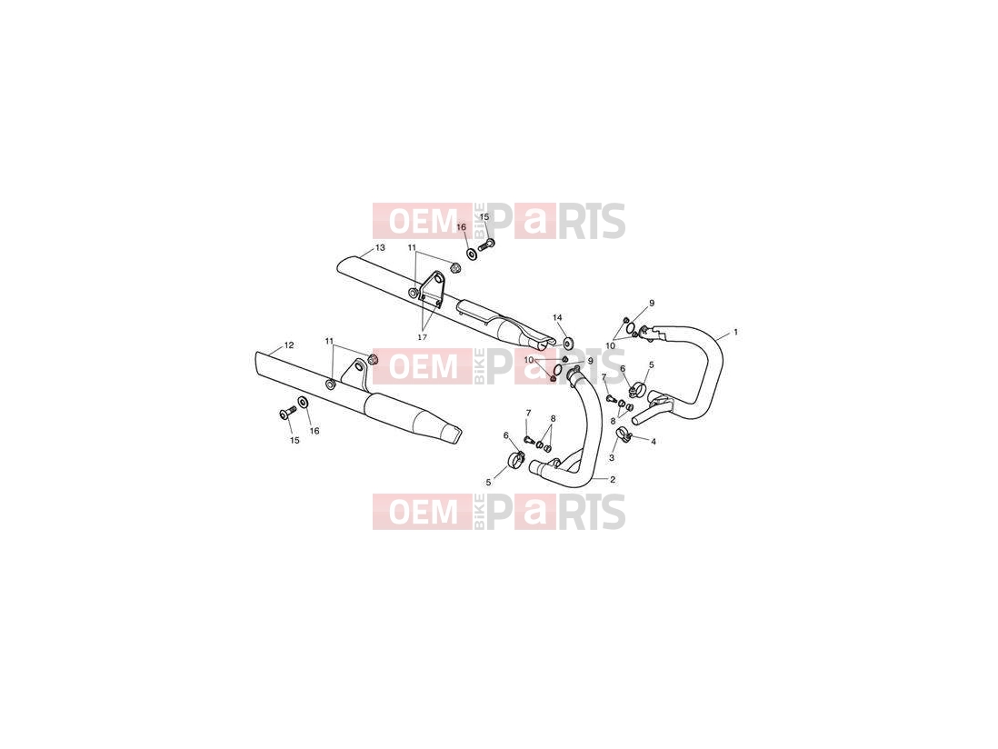 Triumph 2014 SPEEDMASTER EFI Exhaust System