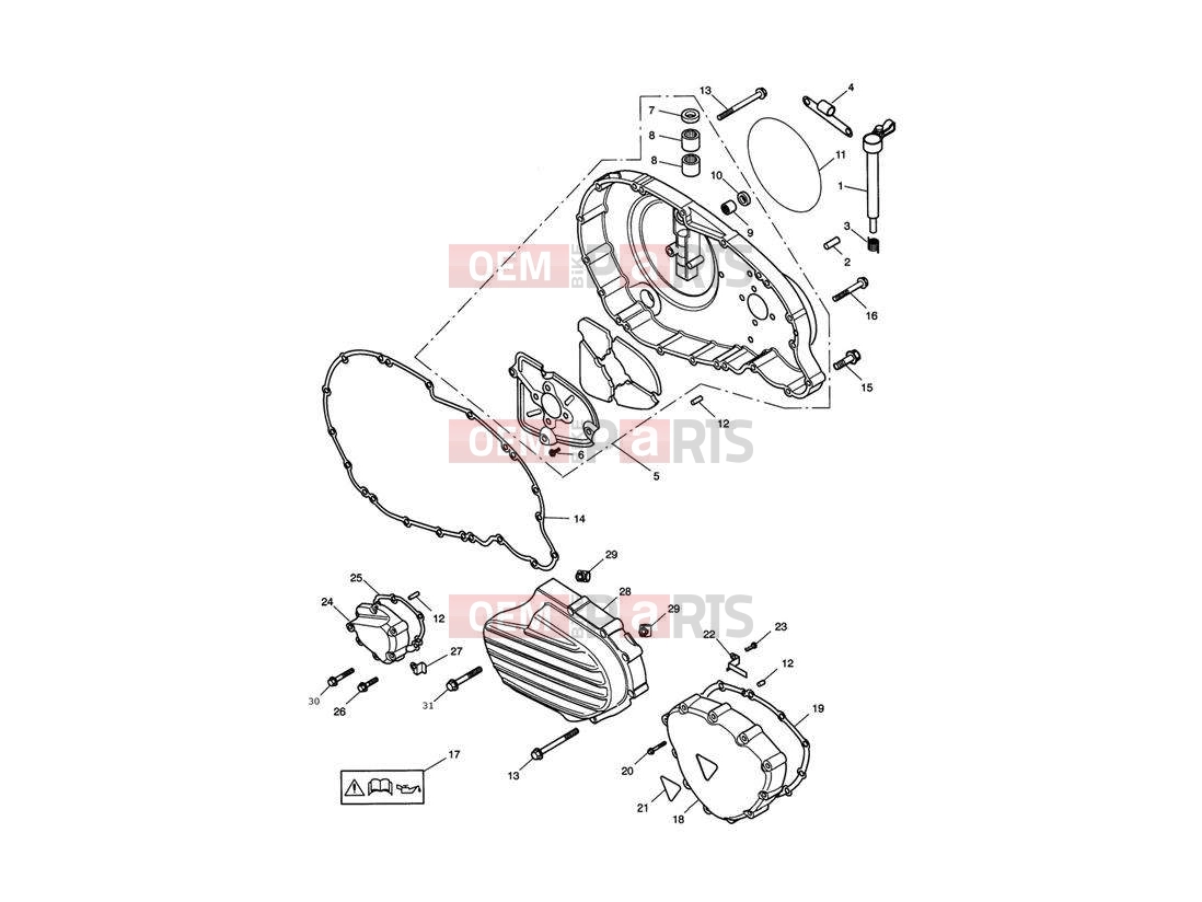 Triumph 2007 SPEEDMASTER EFI Engine Covers
