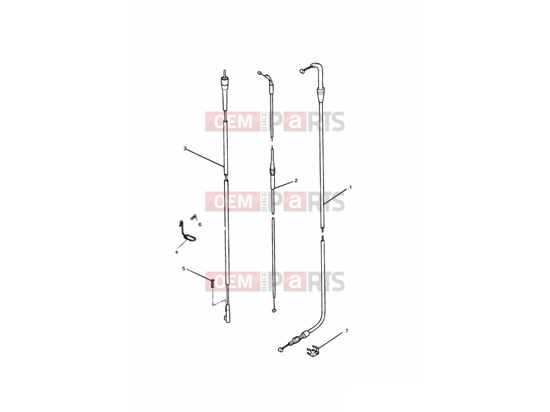 Triumph 1999 LEGEND TT Control Cables
