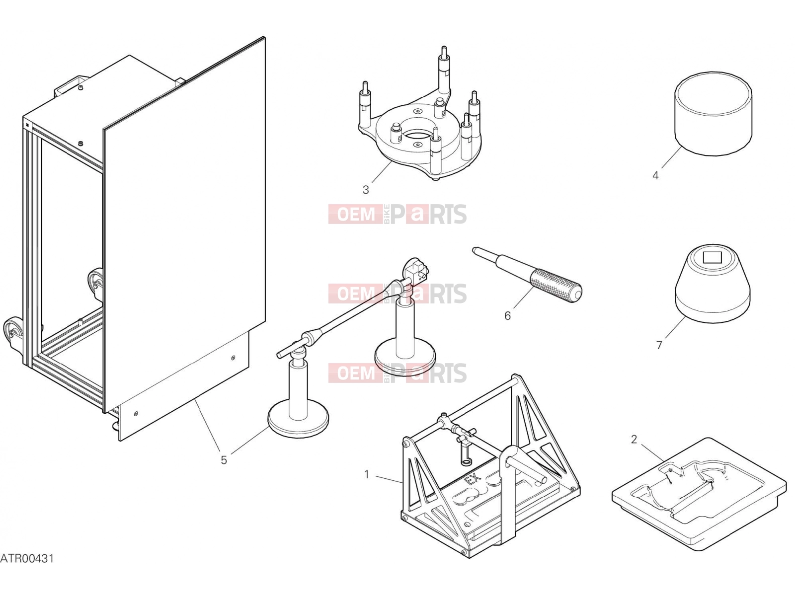 DUCATI 2022 Multistrada V4 WORKSHOP SERVICE TOOLS