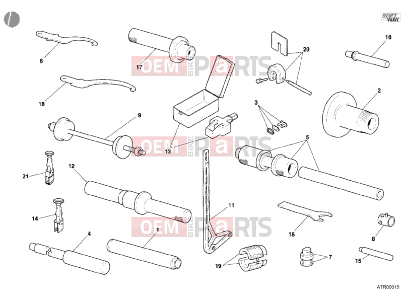 DUCATI 2002 Superbike 748 E WORKSHOP SERVICE TOOLS, FRAME » FRAME