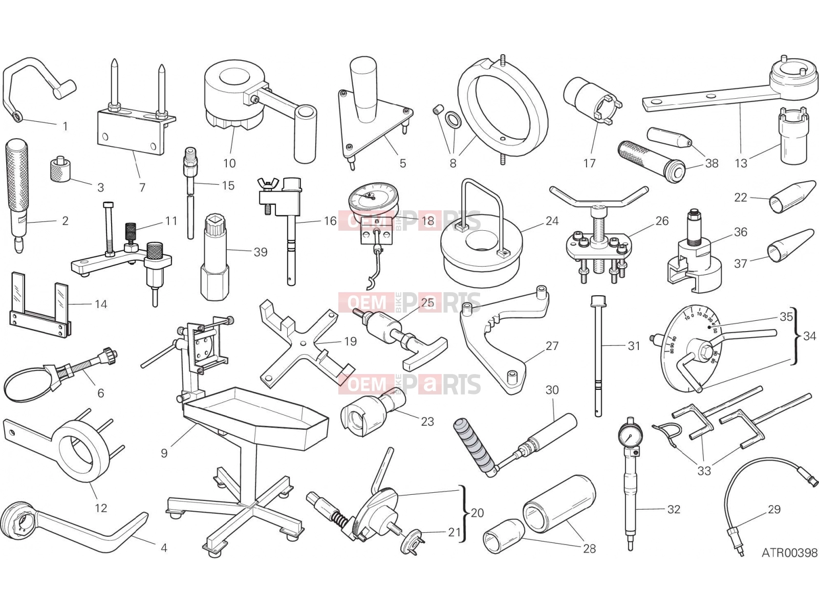 DUCATI 2022 XDiavel S WORKSHOP SERVICE TOOLS, ENGINE