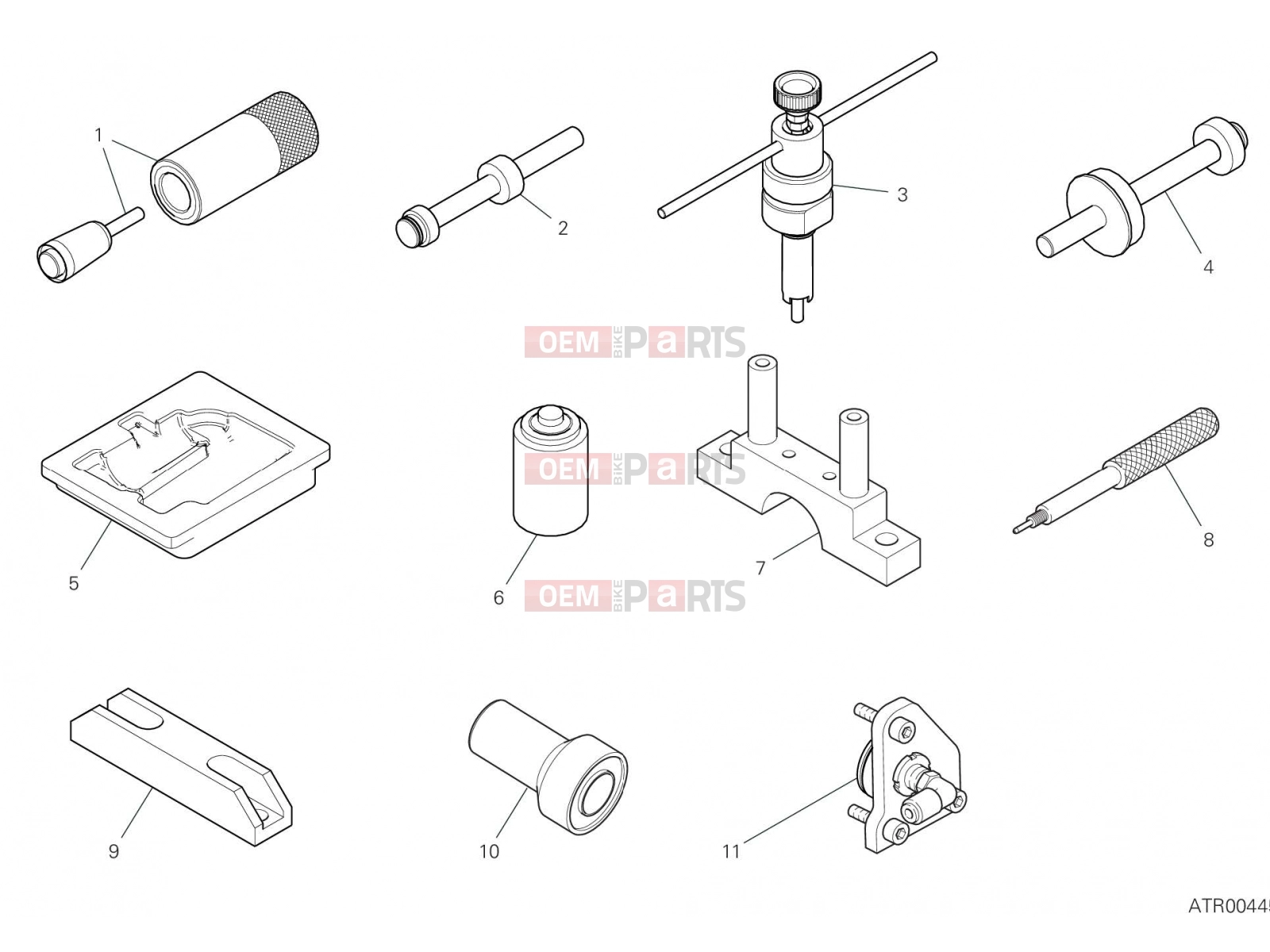 DUCATI 2023 Multistrada V4 WORKSHOP SERVICE TOOLS (ENGINE)