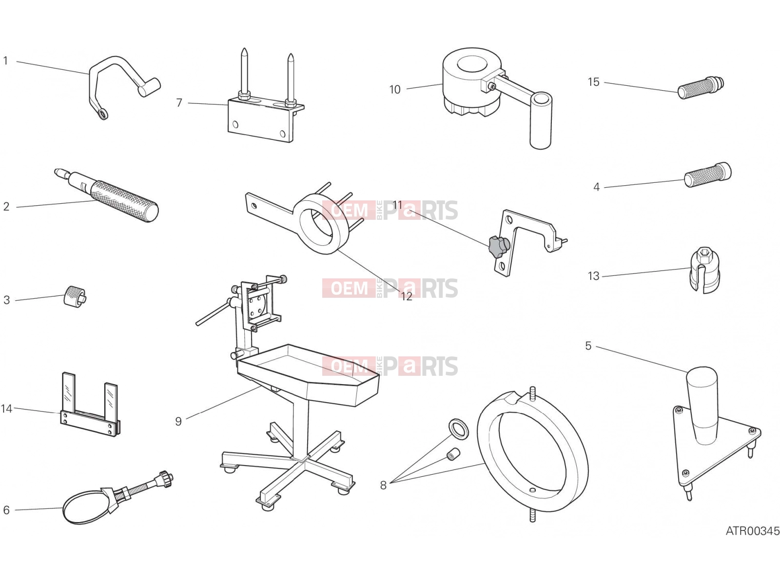 DUCATI 2016 XDiavel WORKSHOP SERVICE TOOLS, ENGINE [MOD:XDIAVEL]