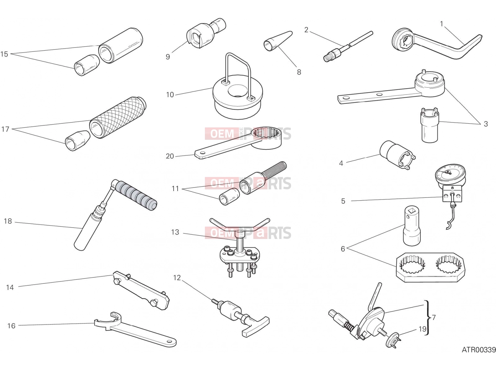 DUCATI 2016 Monster 1200 WORKSHOP SERVICE TOOLS, ENGINE [MOD:M 1200]