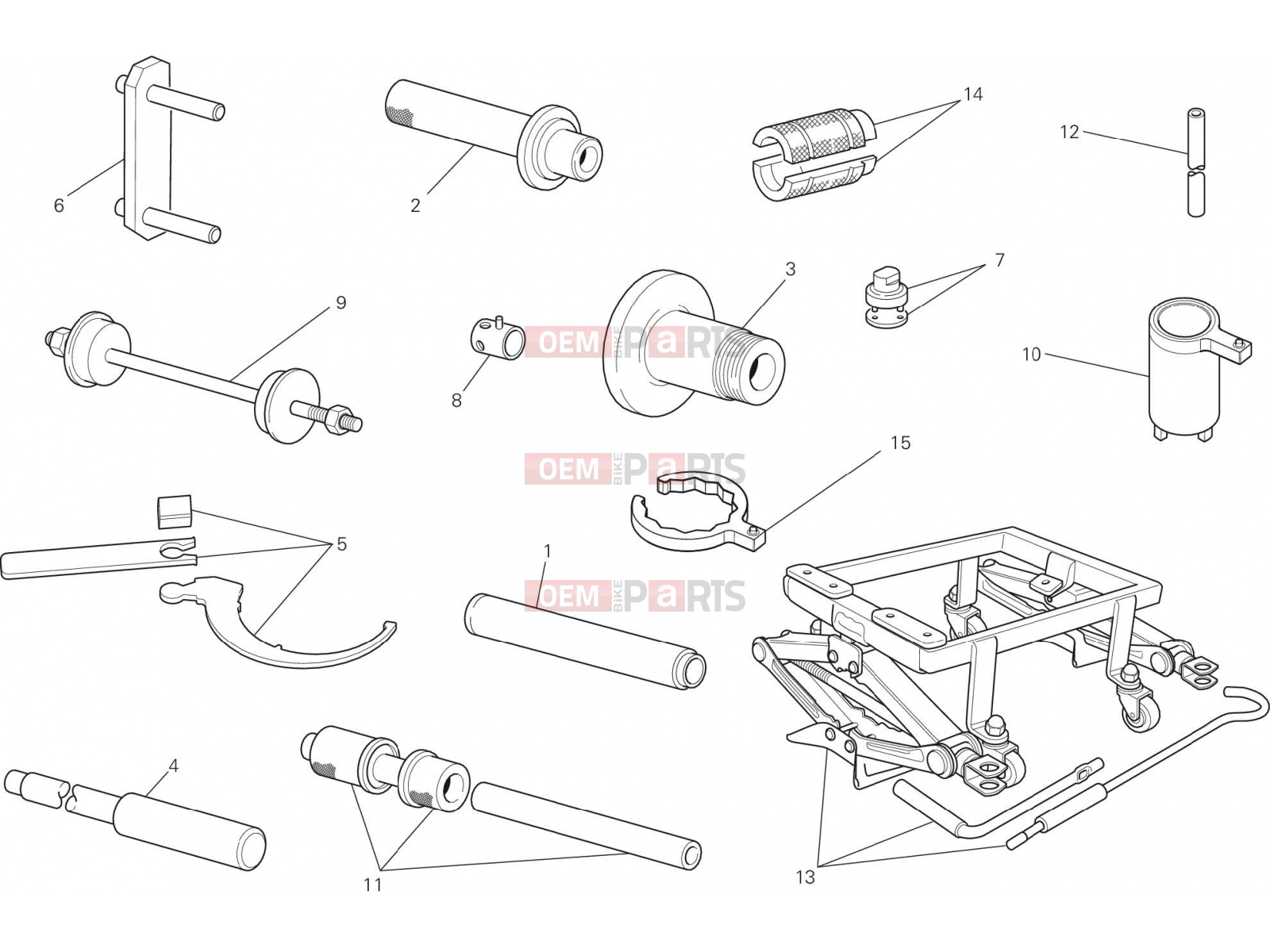 DUCATI 2018 Diavel WORKSHOP SERVICE TOOLS [MOD:DVL]