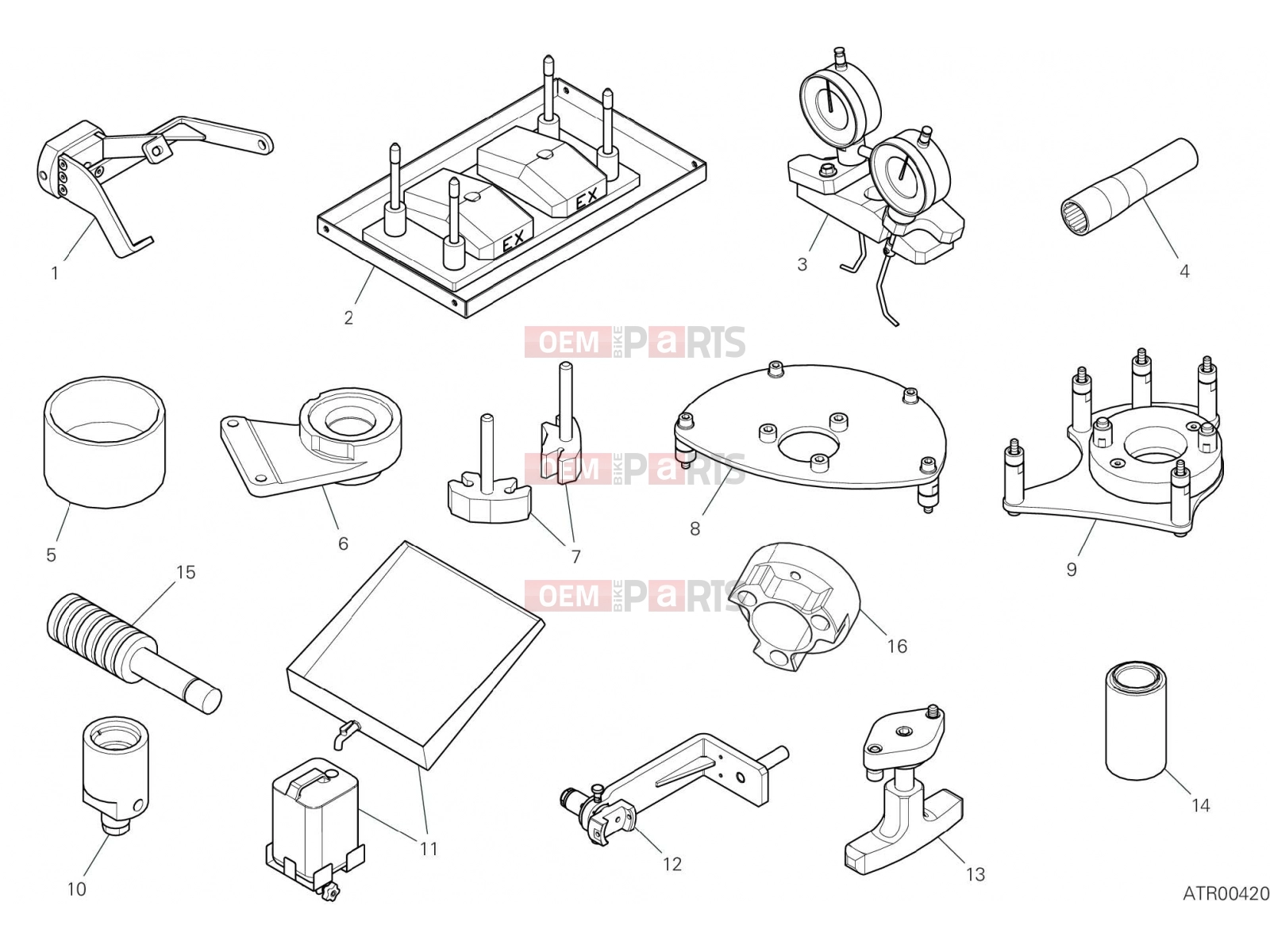DUCATI 2022 Panigale V4 S WORKSHOP SERVICE TOOLS (ENGINE)