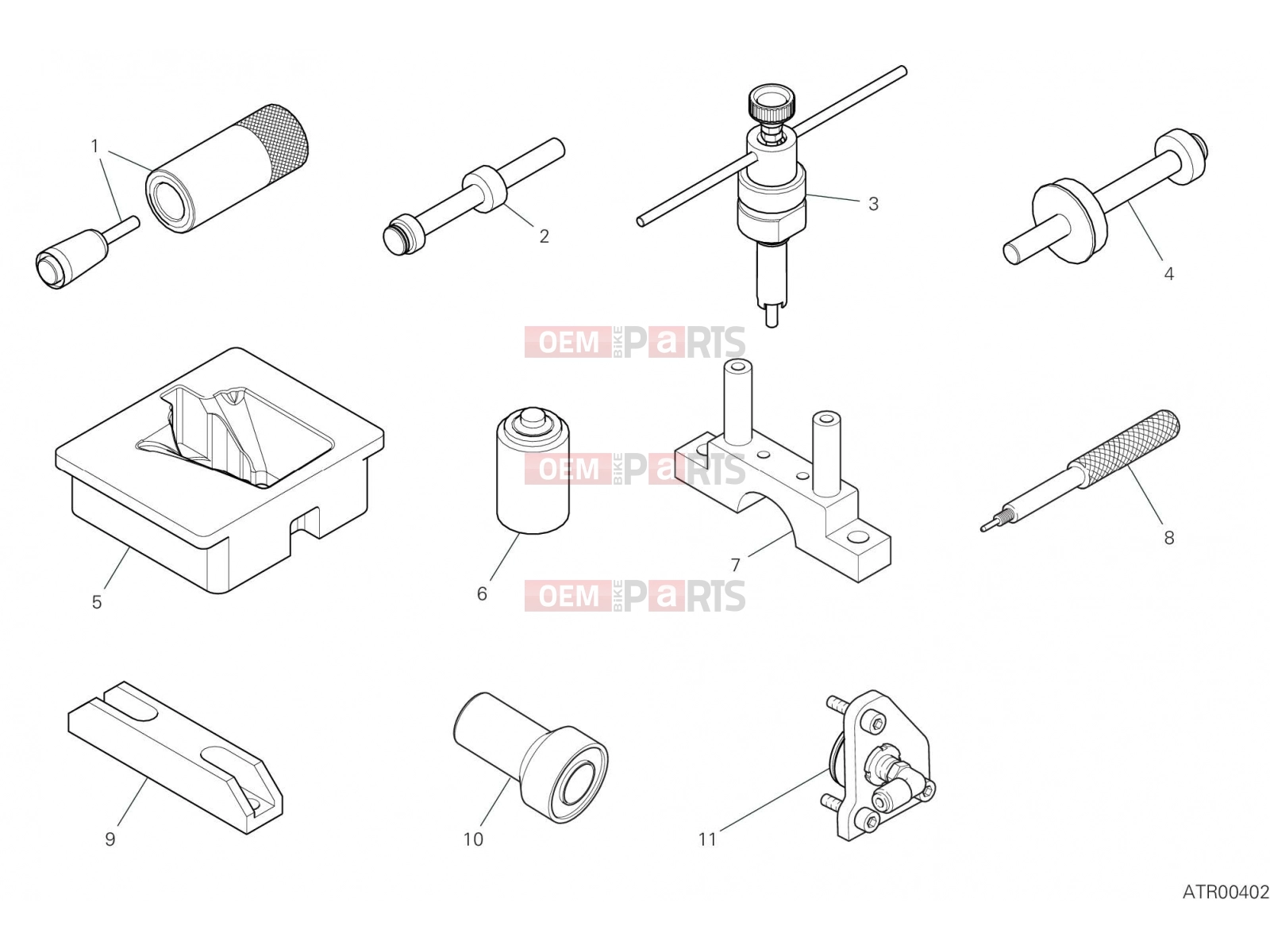 DUCATI 2023 Panigale V4 SP2 WORKSHOP SERVICE TOOLS (ENGINE)