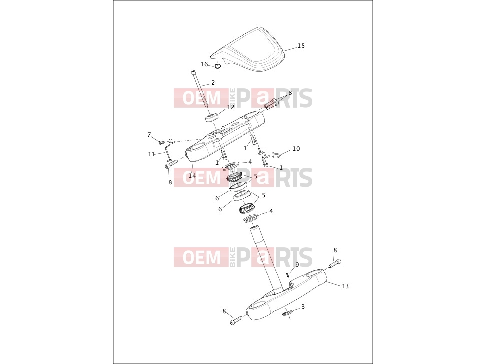 Harley-Davidson 2018 SOFTAIL SOFTAIL FAT BOB  - FXFB FORK BRACKETS, FRONT - FXLR