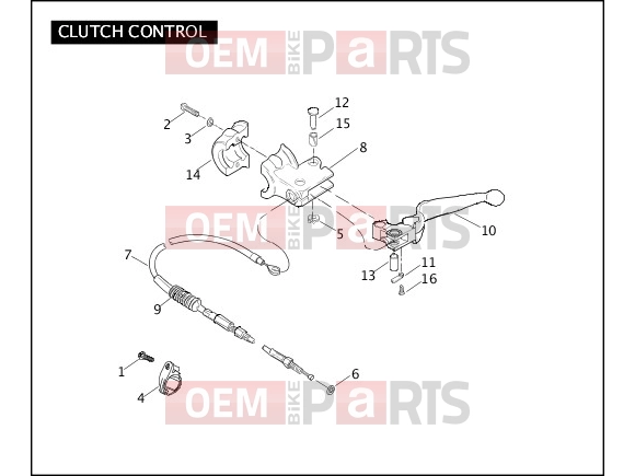 Harley-Davidson 2007 SOFTAIL SOFTAIL DEUCE  - FXSTD CLUTCH CONTROL