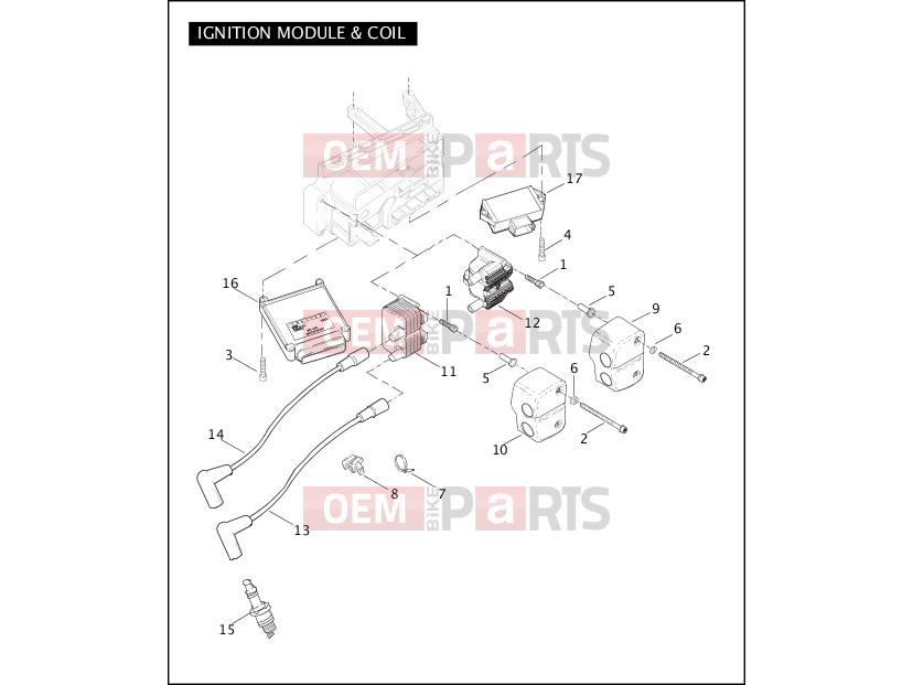 Harley-Davidson 2005 DYNA DYNA SUPER GLIDE CUSTOM  - FXDC IGNITION MODULE & COIL