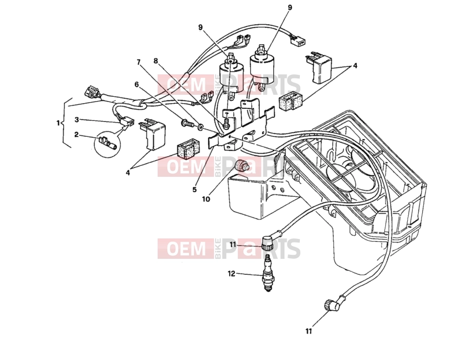 DUCATI 2000 Monster 750 IGNITION COIL » IGNITION SYSTEM
