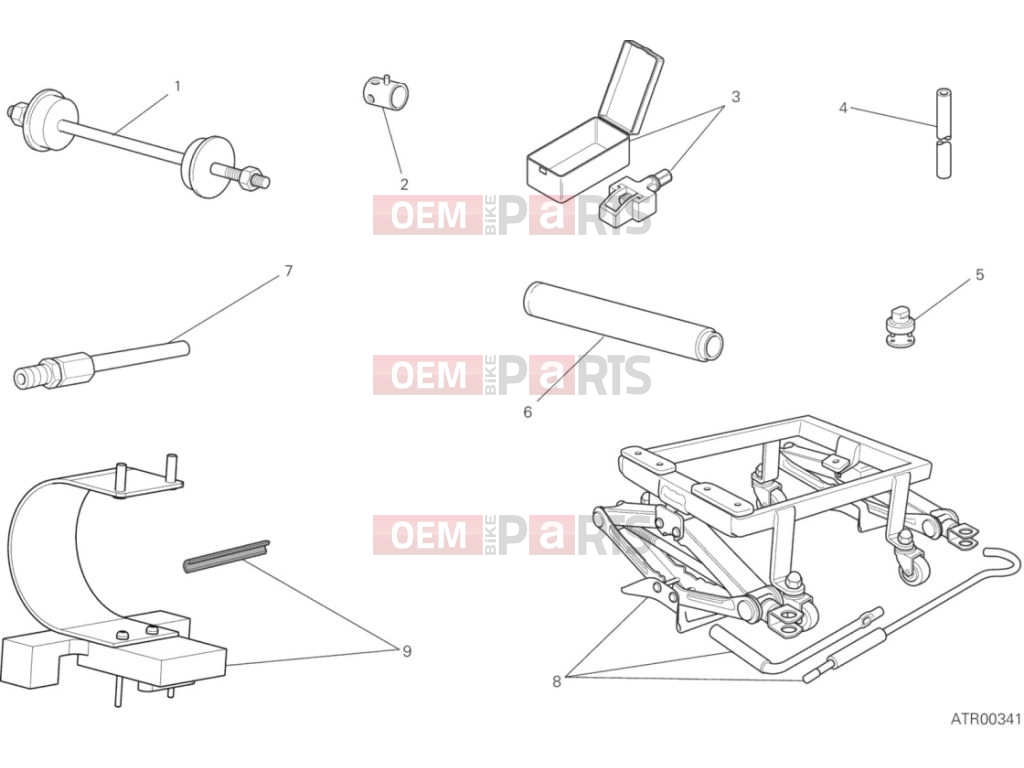 DUCATI 2020 Scrambler Full Throttle Workshop Service Tools (Frame)