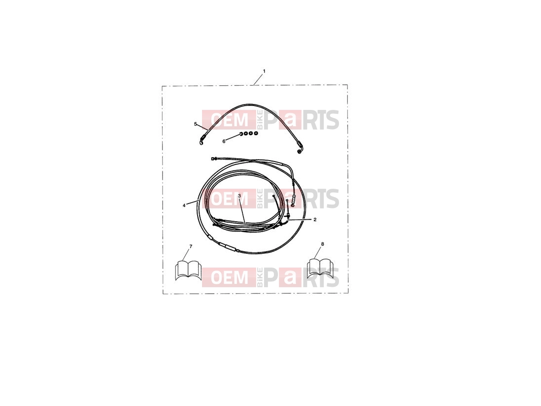 Triumph 2013 THUNDERBIRD Extended Cable Kit, ABS