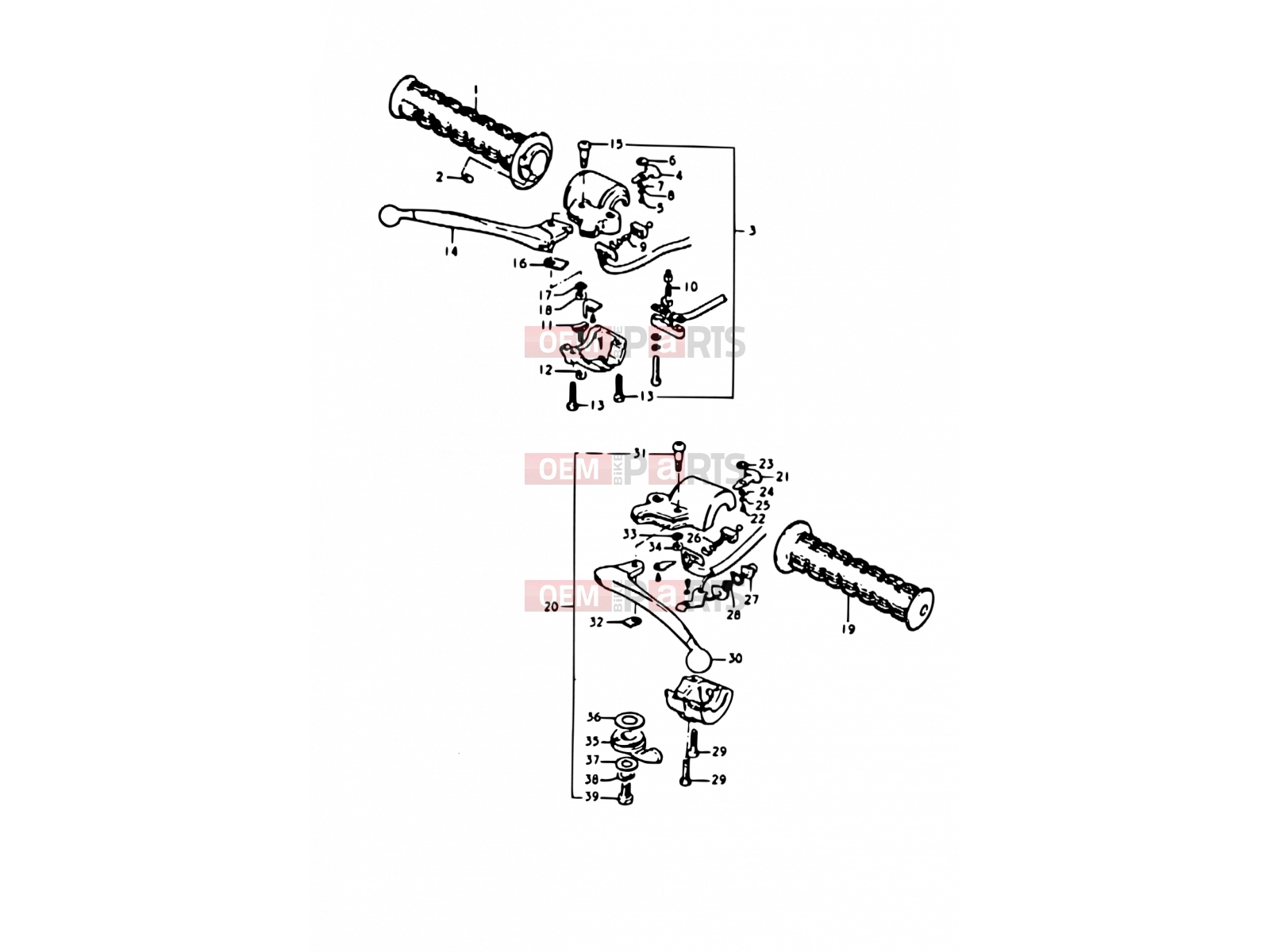 SUZUKI A100 L (1990) 40 - HANDLE SWITCH
