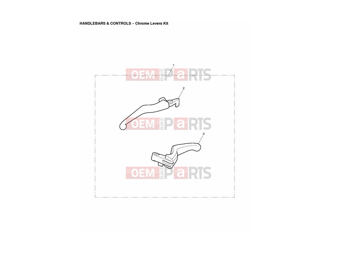 Triumph 2010 THUNDERBIRD Chrome Levers Kit