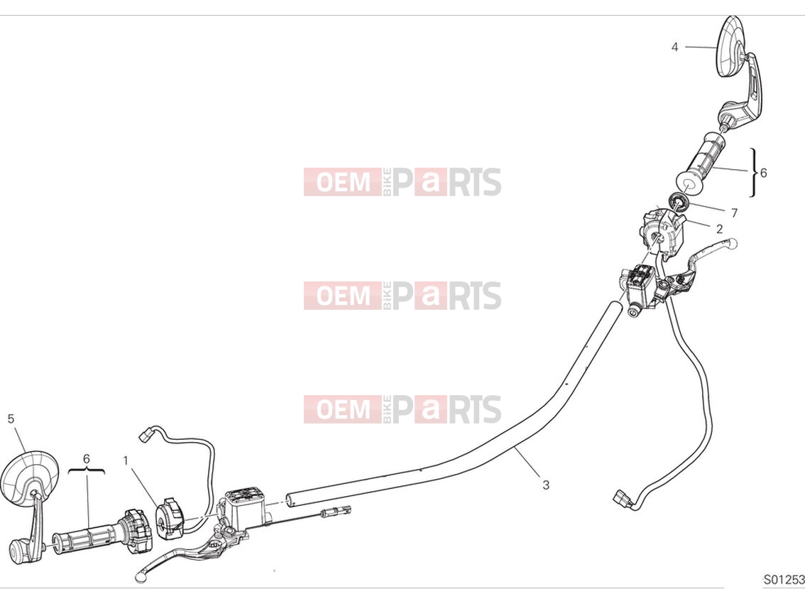 DUCATI 2024 Scrambler Nightshift Handlebar
