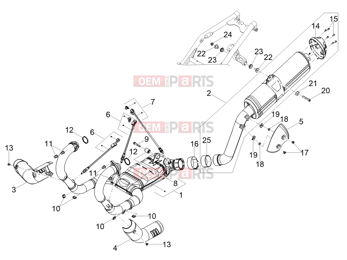 Engine » Silencer - Motoguzzi V85 TT Strada E5+ (EU) 2024