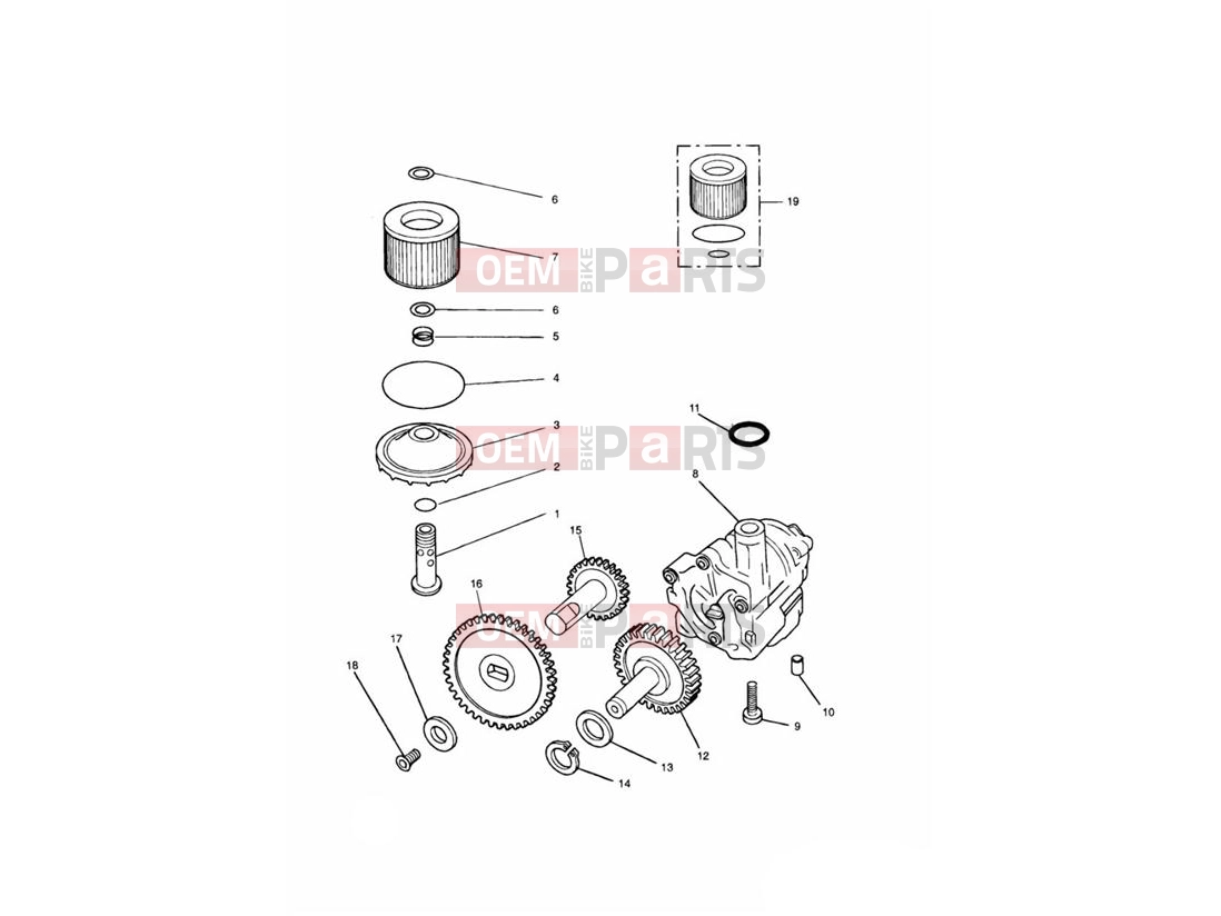 Triumph 2002 THUNDERBIRD Lubrication System
