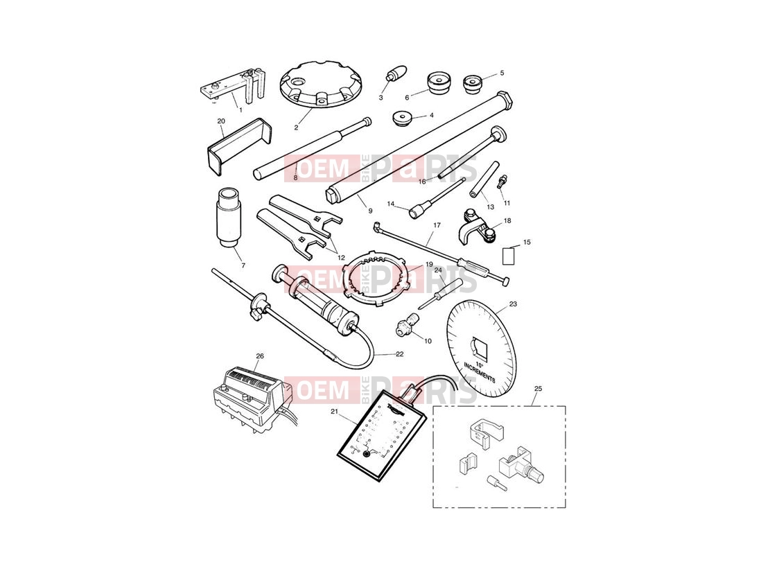 Triumph 2002 THUNDERBIRD Service Tools