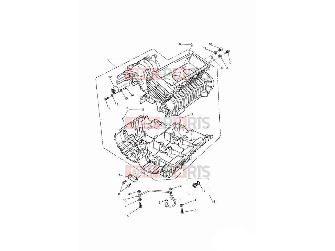 Triumph 2002 THUNDERBIRD Crankcase