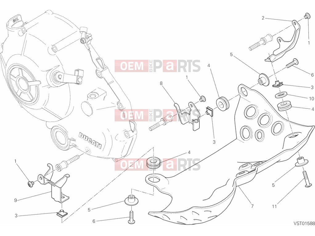 DUCATI 2017 Scrambler Desert Sled GUARD, ENGINE
