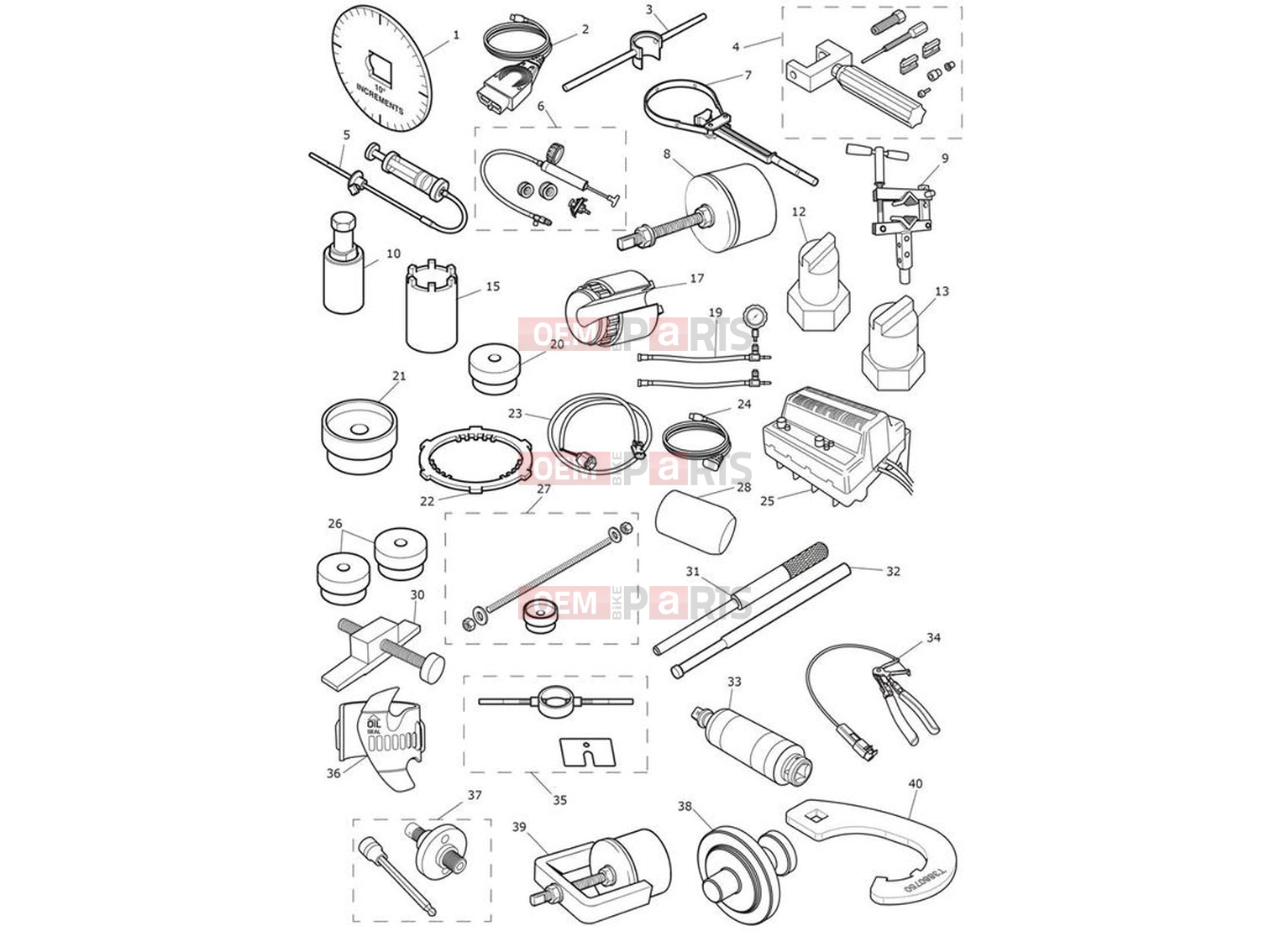 Service Tools - Triumph Trident 660 2023