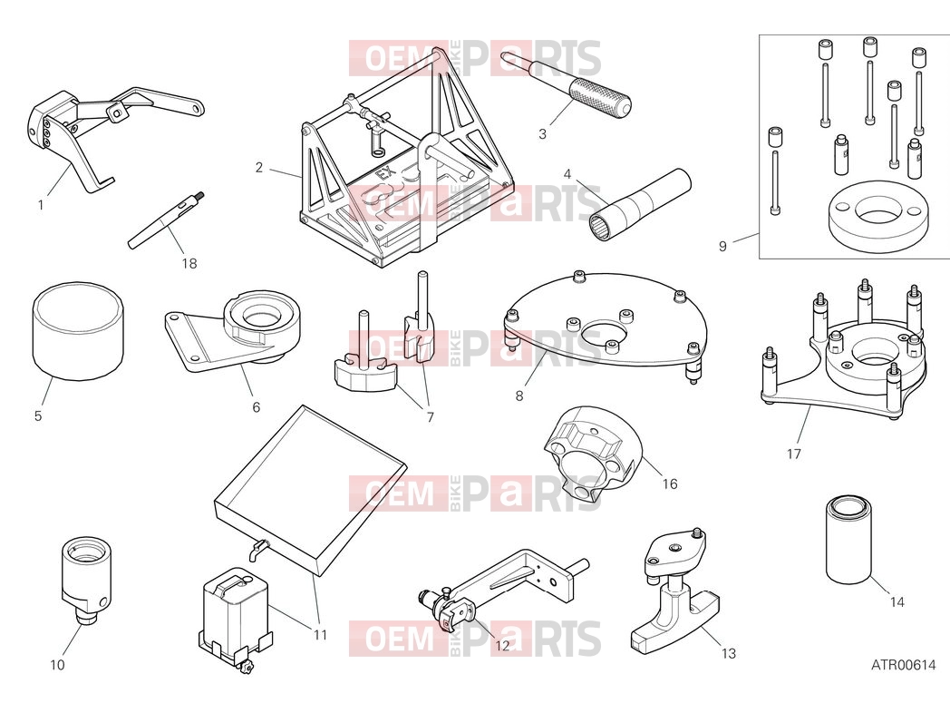 DUCATI 2025 Multistrada V4 Workshop service tools - engine (2)