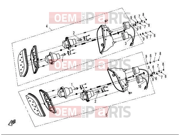 CFMOTO 2015 UTV UFORCE 600 (CF600-5) HEADLIGHT