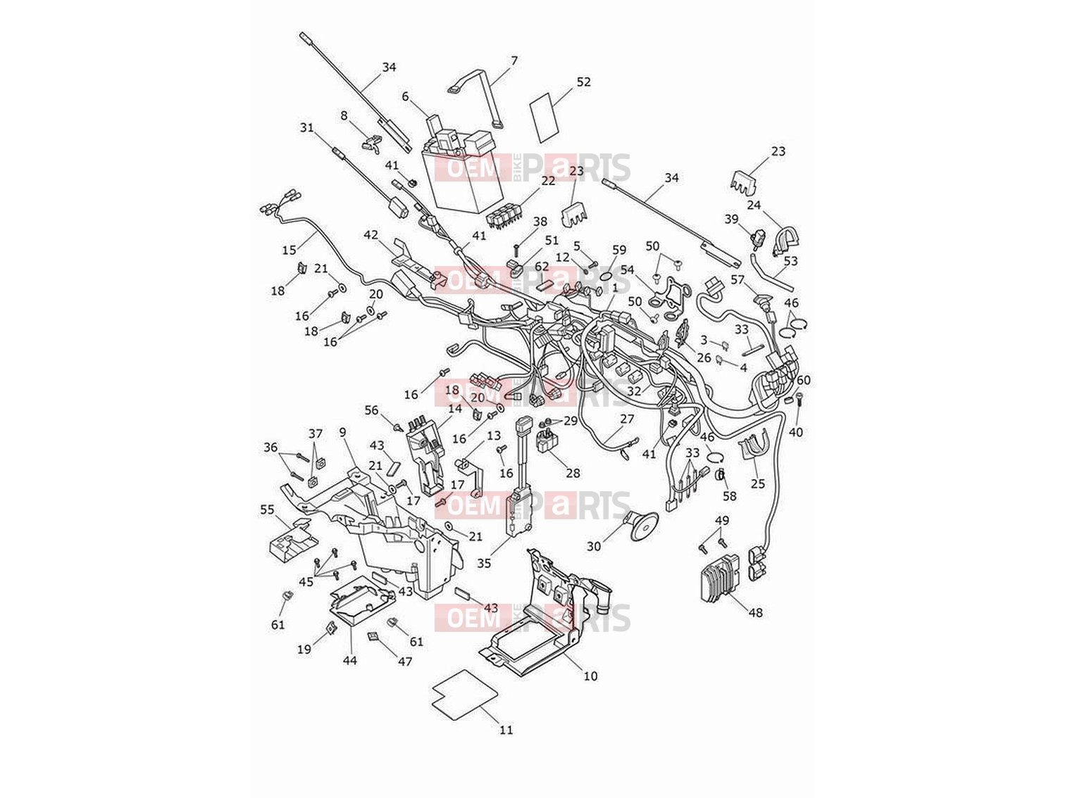 Triumph 2022 Rocket 3 R Electrical system