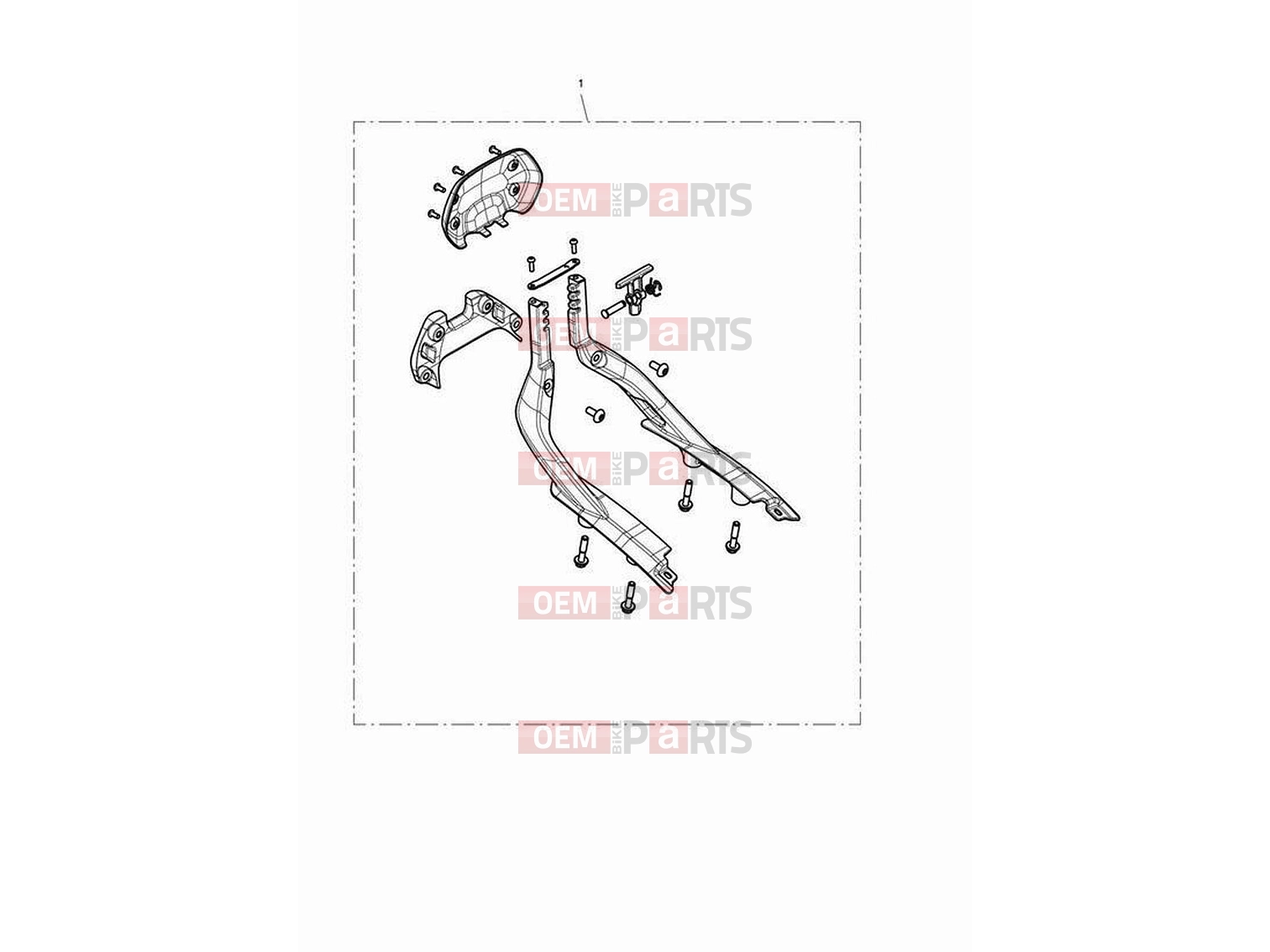 Triumph 2022 Rocket 3 R Adjustable backrest mounting