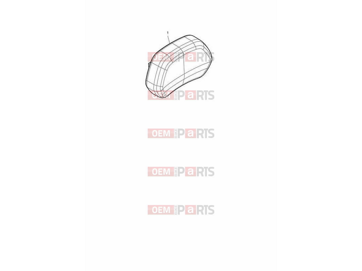 Triumph 2022 Rocket 3 R Backrest pad
