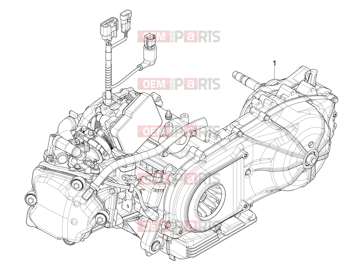 Engine » Engine assembly - Piaggio MP3 310 Sport E5+ (EU) 2026