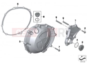 Engine housing cover, right - BMW Motorrad HP4 (0D01, 0D11) 2011