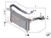 Oil cooler - BMW Motorrad HP4 (0D01, 0D11) 2011