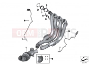 Exhaust manifold - BMW Motorrad HP4 (0D01, 0D11) 2011