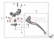 Clutch control assembly - BMW Motorrad HP4 (0D01, 0D11) 2011