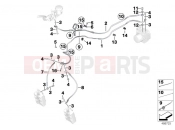 Brake pipe front ABS - BMW Motorrad HP4 (0D01, 0D11) 2011
