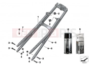 Rear frame - BMW Motorrad HP4 (0D01, 0D11) 2011