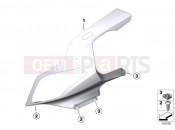Trim panel upper part - BMW Motorrad HP4 (0D01, 0D11) 2011
