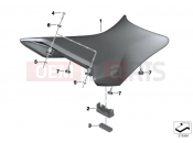 Bench seat - BMW Motorrad HP4 (0D01, 0D11) 2011